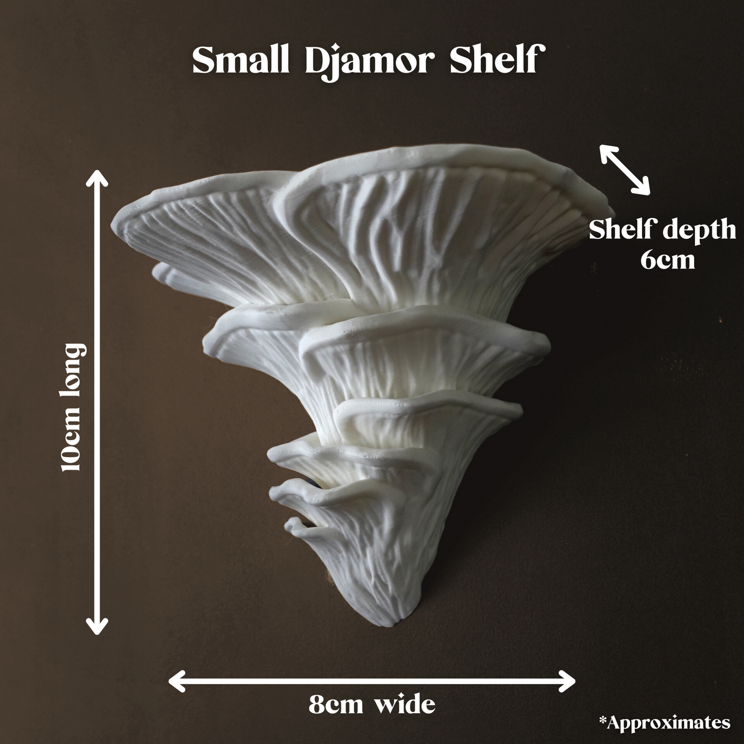 Glow in the Dark Floating Mushroom Shelves