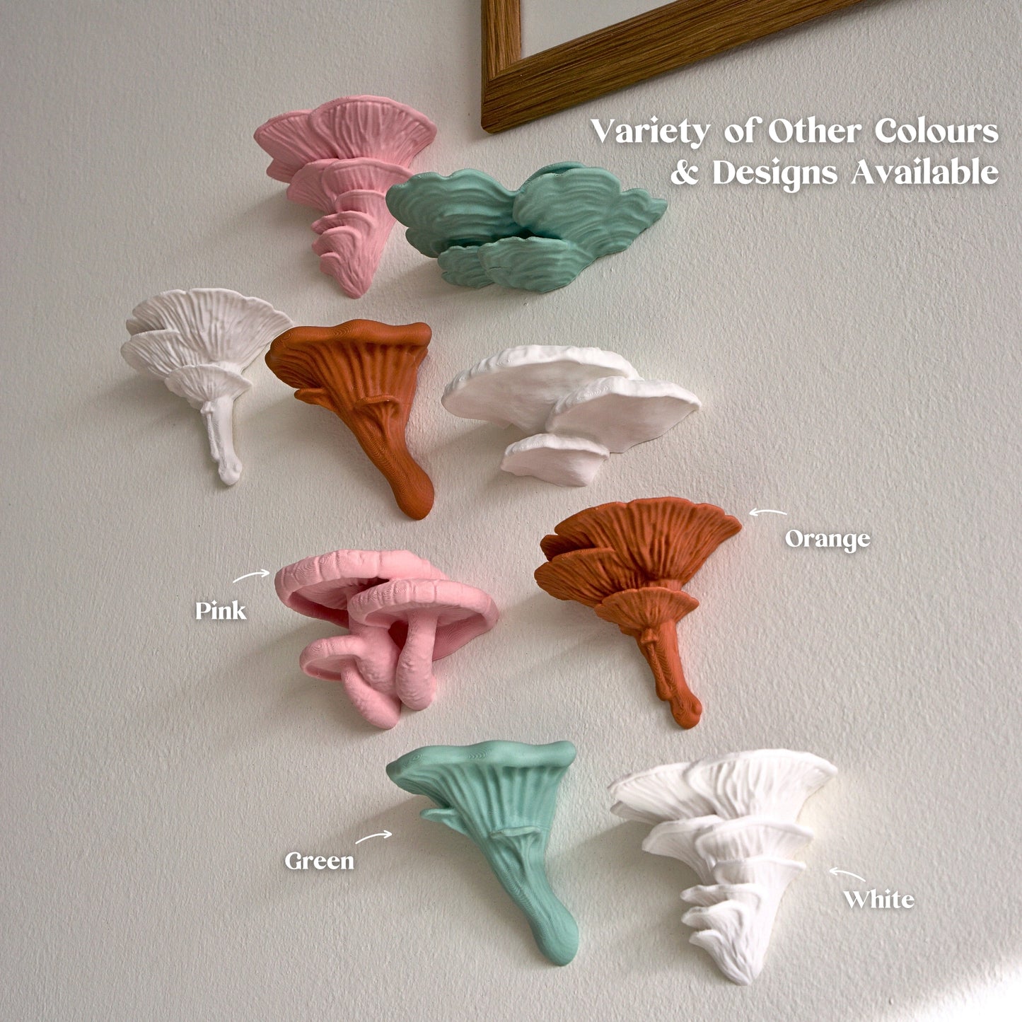Trumpet Mushroom Shelf - Fairycore & Cottagecore Wall Decor