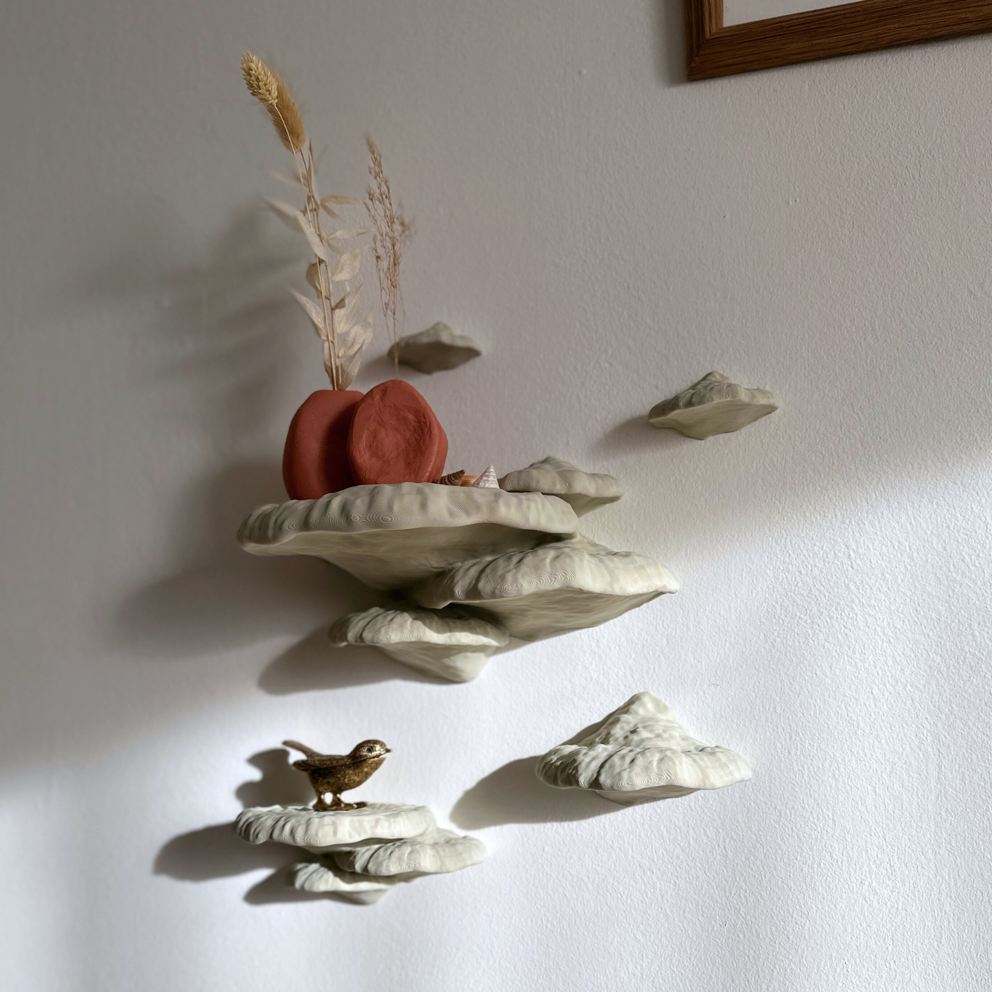Pinicula Floating Mushroom Shelves