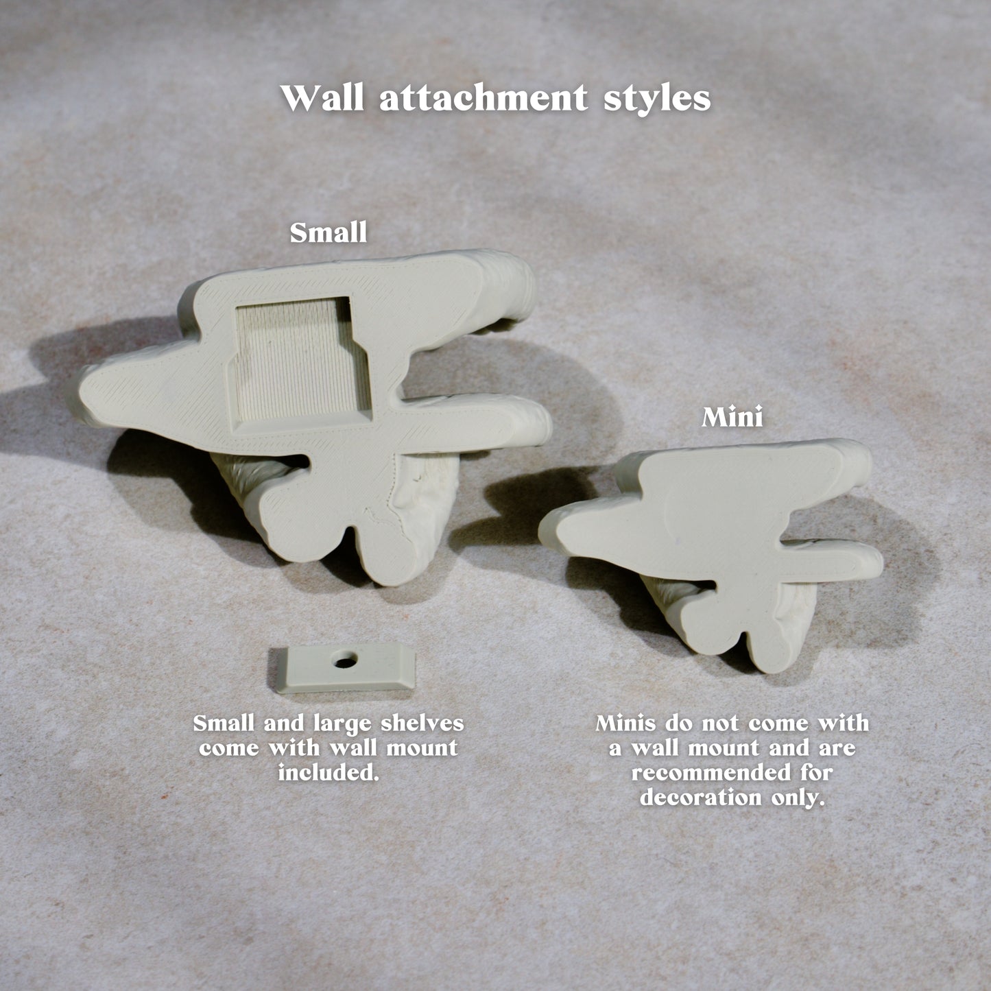 Trumpet Mushroom Shelf - Fairycore & Cottagecore Wall Decor