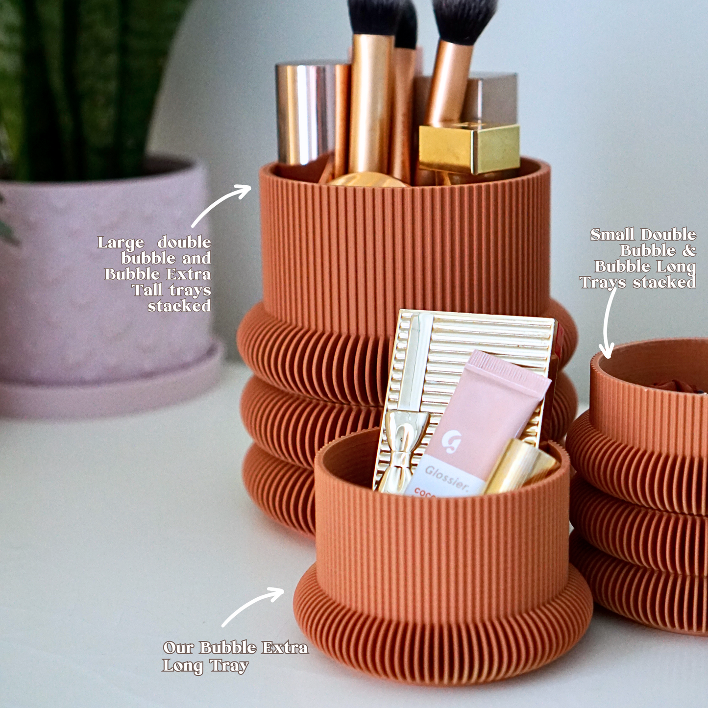 Stacking Bubble Storage Pots