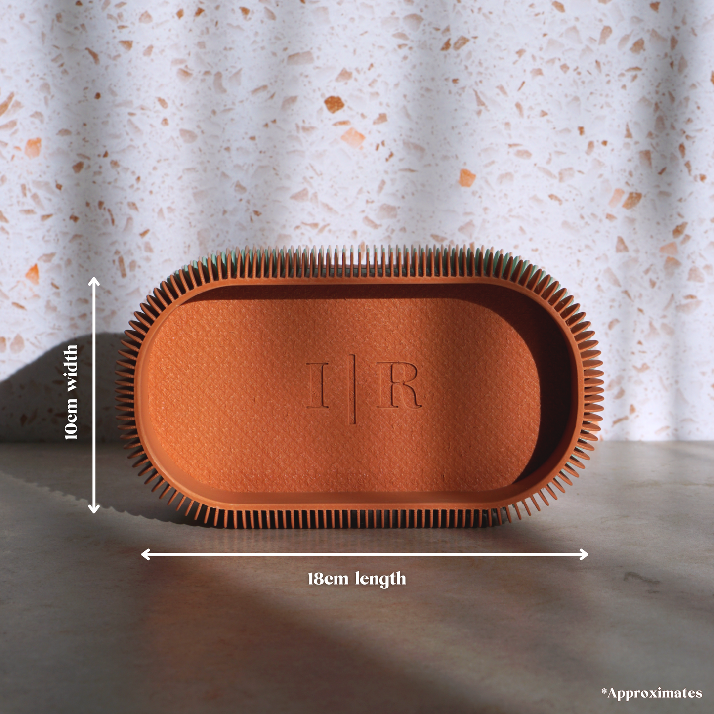 Personalised Monogram Oval Trinket Trays