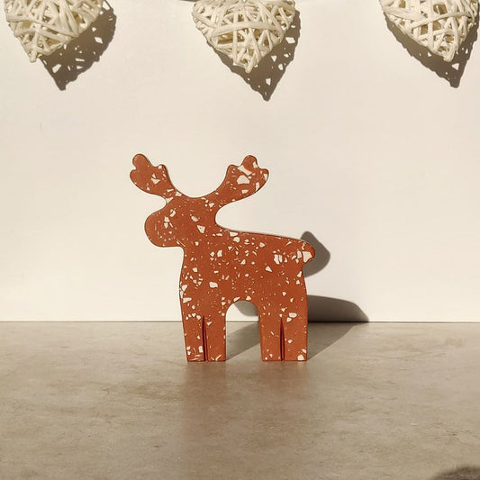 Christmas Big Moose and Baby Moose Ornaments