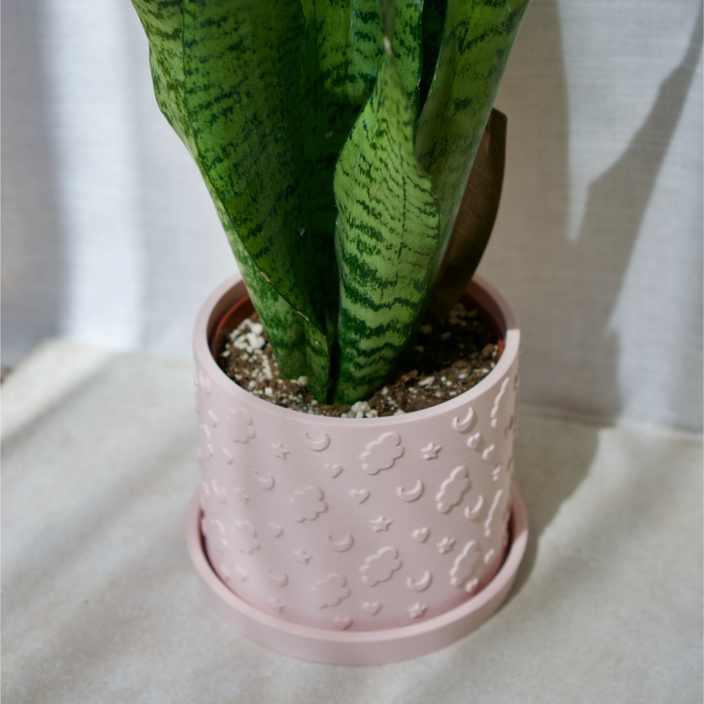 Celestial Plant Pot with Drip Tray