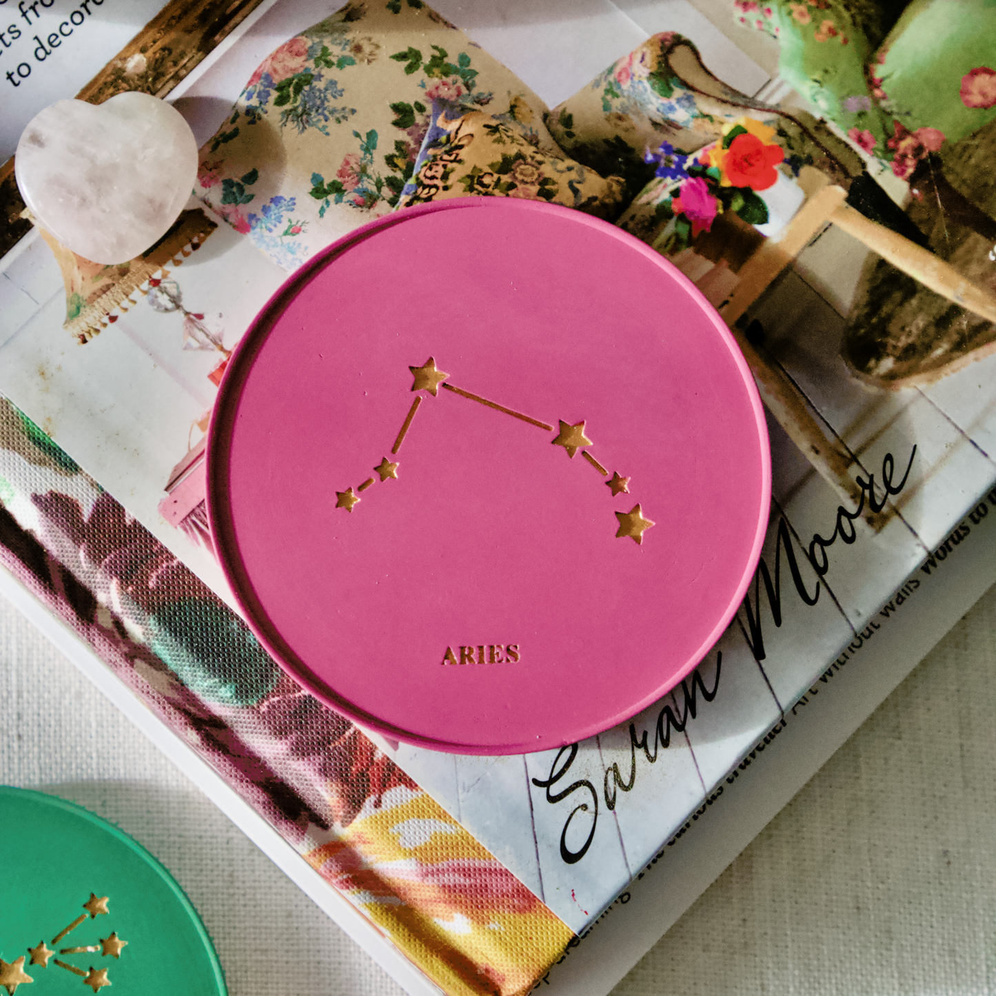 Limited Edition Christmas Personalised Star Sign Coasters