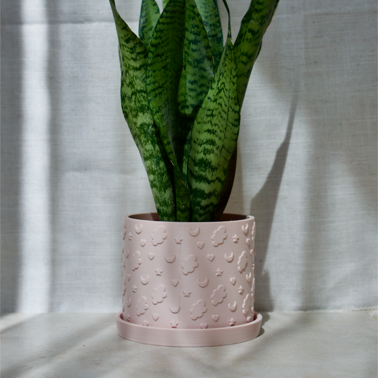 Celestial Plant Pot with Drip Tray