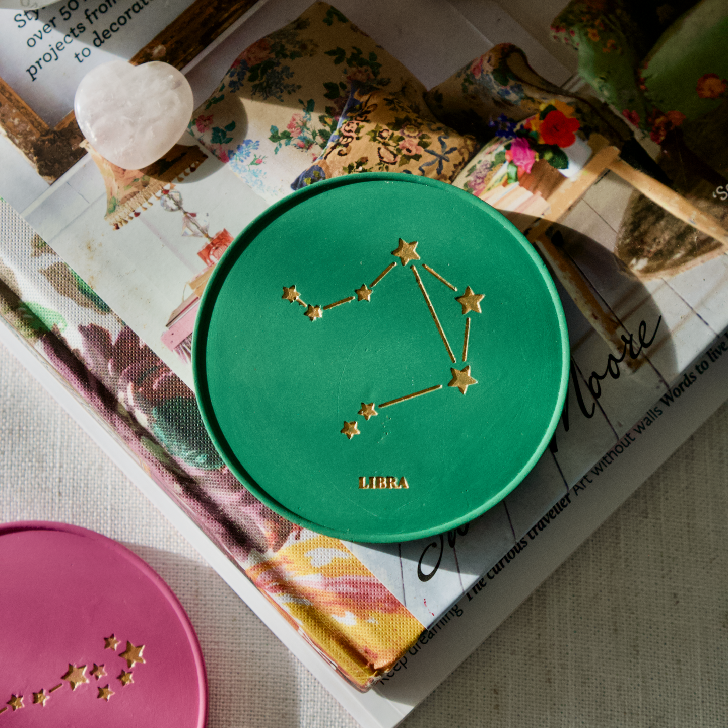 Limited Edition Christmas Personalised Star Sign Coasters