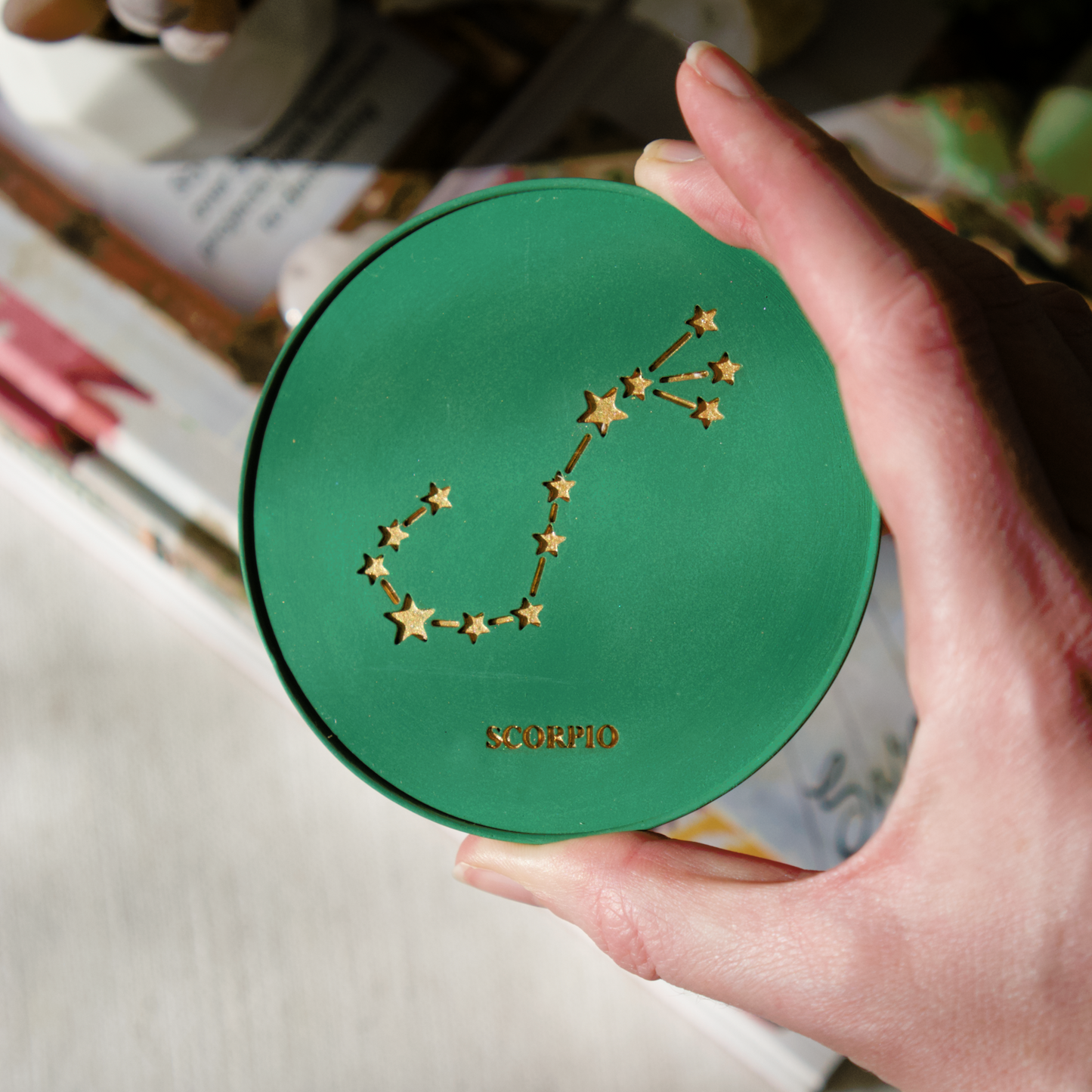 Limited Edition Christmas Personalised Star Sign Coasters