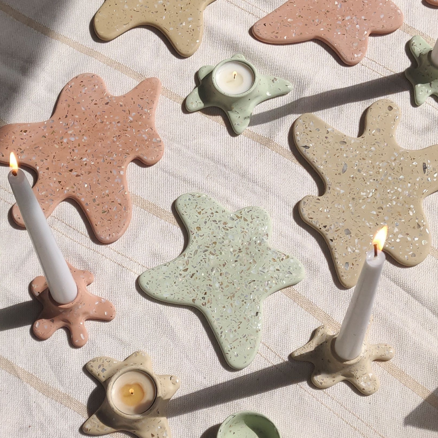 Lazy Star Tealight Candle Holder