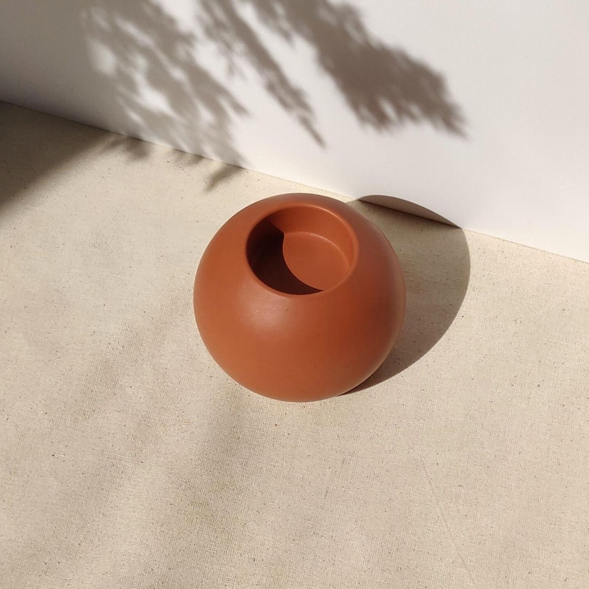 pink sphere candle holders for tea lights made in the UK by Moonkind Studios