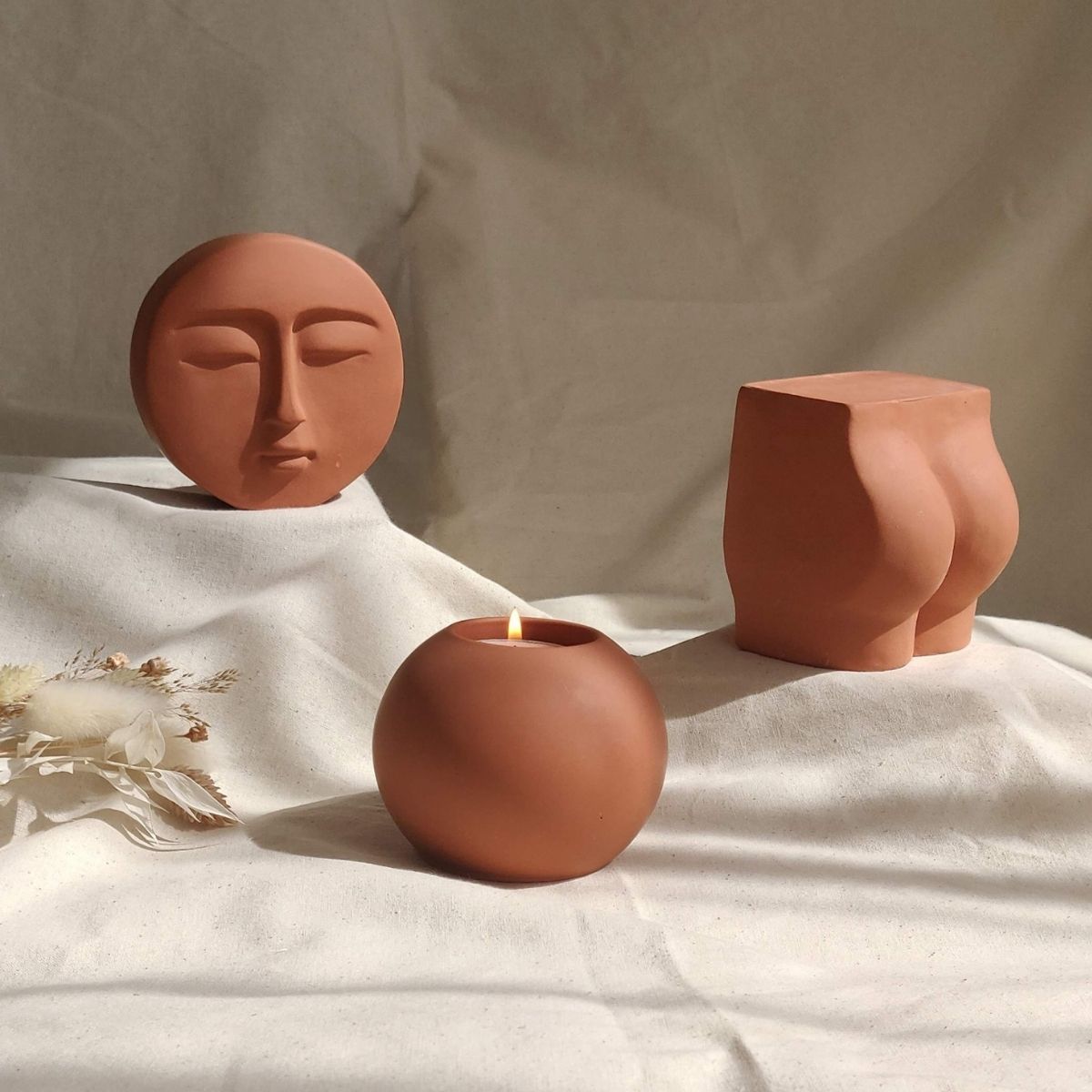 concrete and stoneware home accessories and decor made in the UK by Moonkind Studios