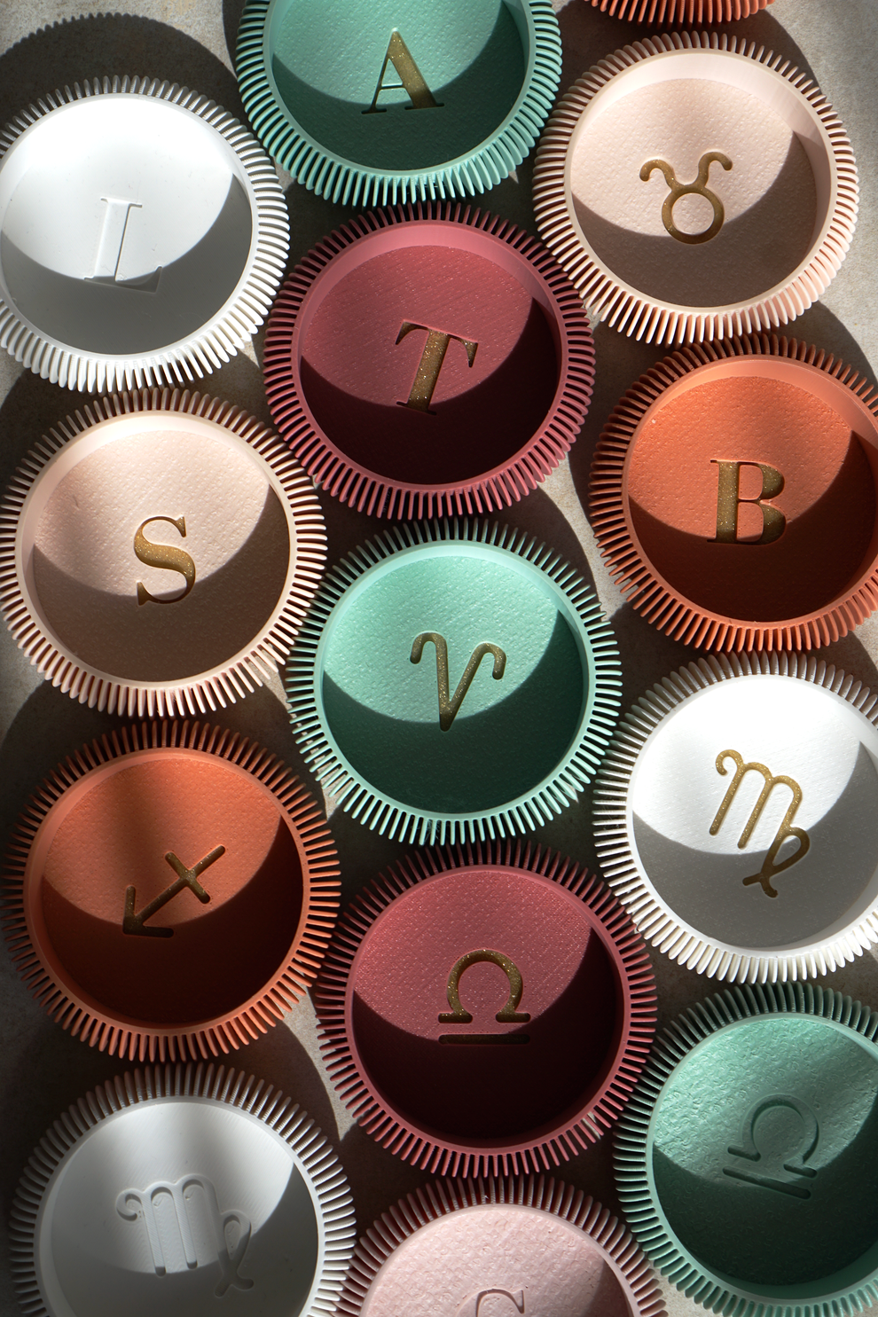 Personalised Monogram Stacking Trays | Maximalist Boho Home Decor ...