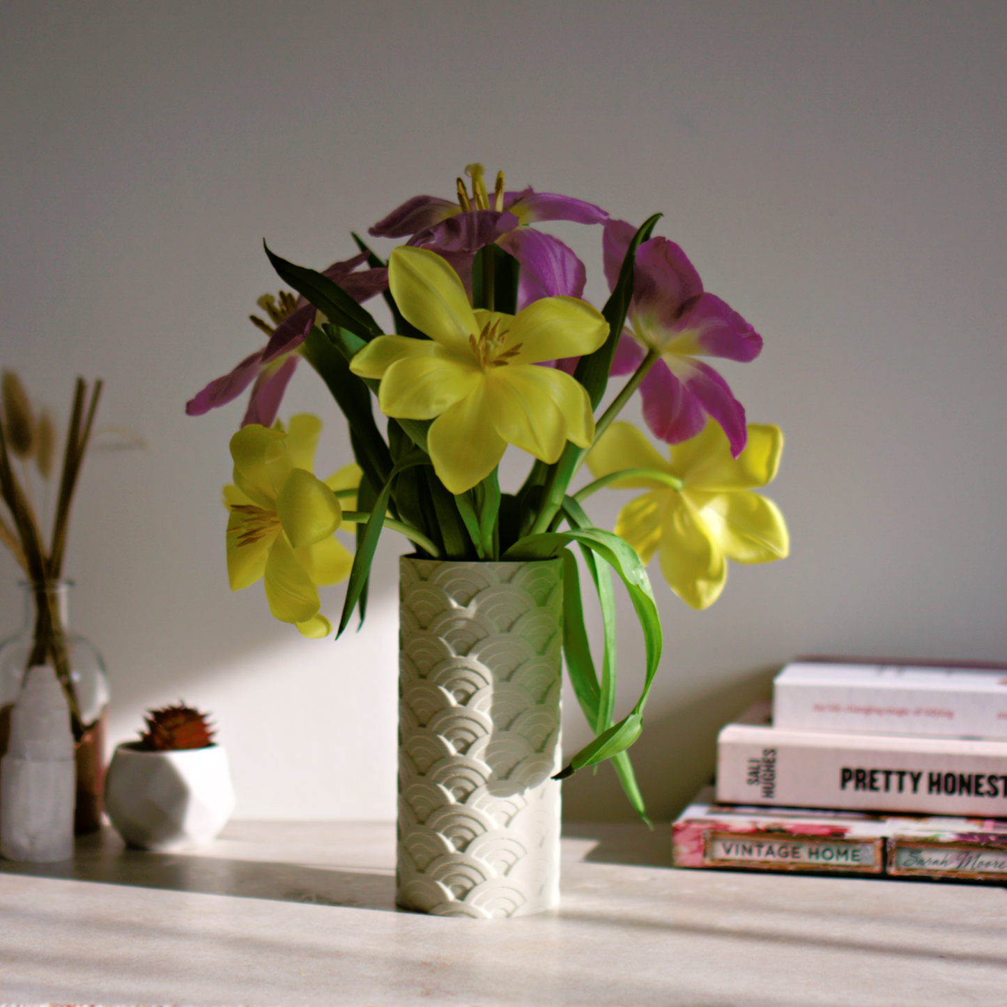 Rainbow Wave Flower Vase