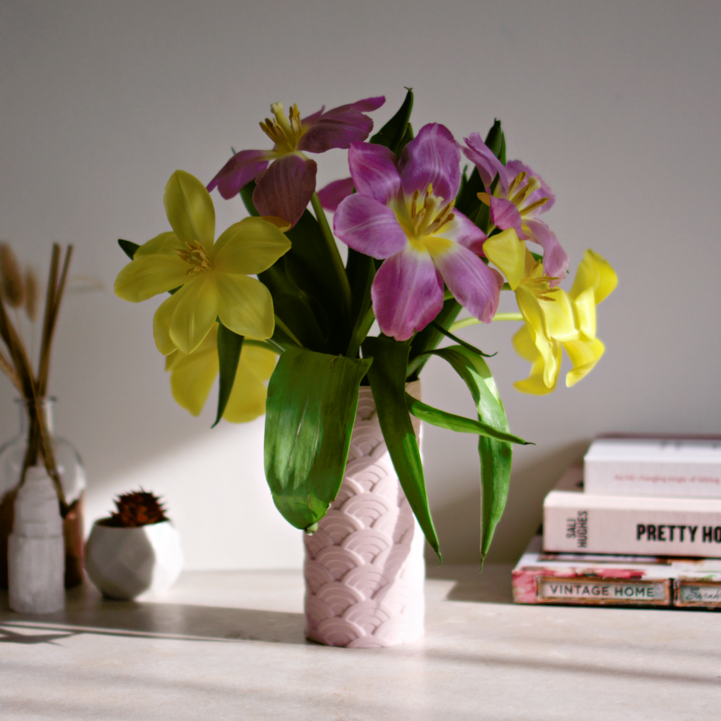 Rainbow Wave Flower Vase