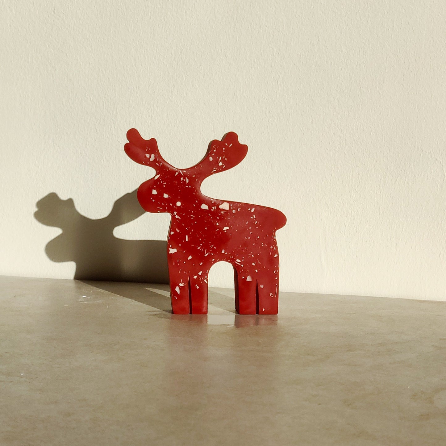Christmas Big Moose and Baby Moose Ornaments