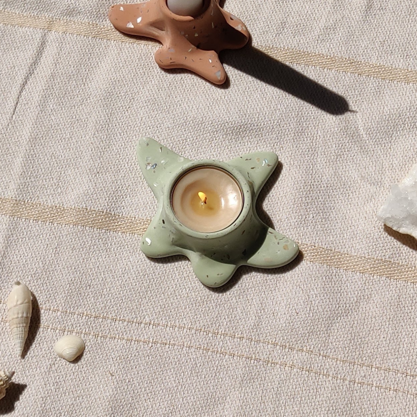 Lazy Star Tealight Candle Holder